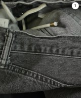 WOOLRICH（ウールリッチ）デニムパンツ 黒 サイズ:XS レディース/2200728425033