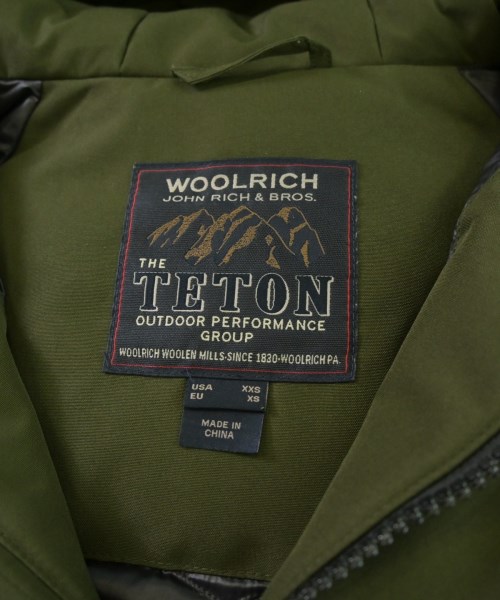 WOOLRICH（ウールリッチ）ダウンジャケット/ダウンベスト カーキ サイズ:XS メンズ/2200681988354