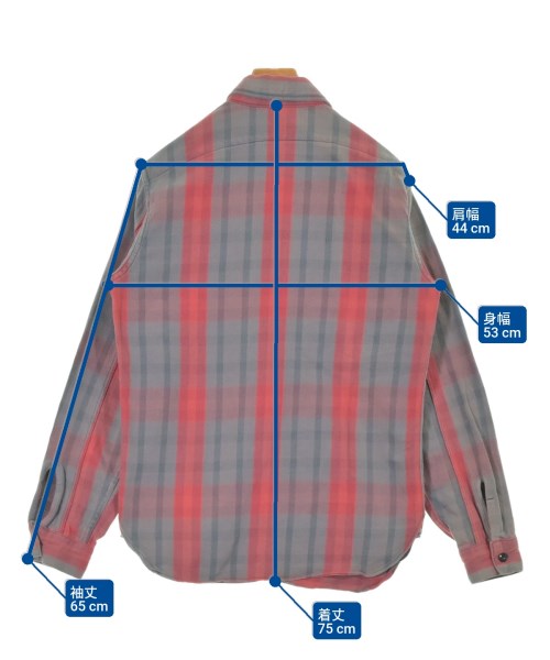 DENIME（ドゥニーム）カジュアルシャツ グレー サイズ:-(M位) メンズ/2200619167028