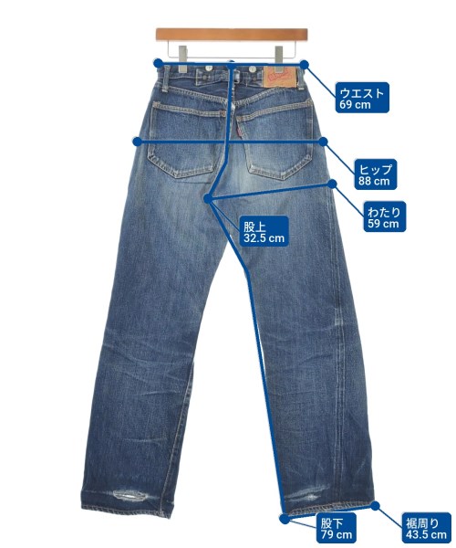 DENIME（ドゥニーム）デニムパンツ 紺 サイズ:-(XS位) メンズ/2200613715027