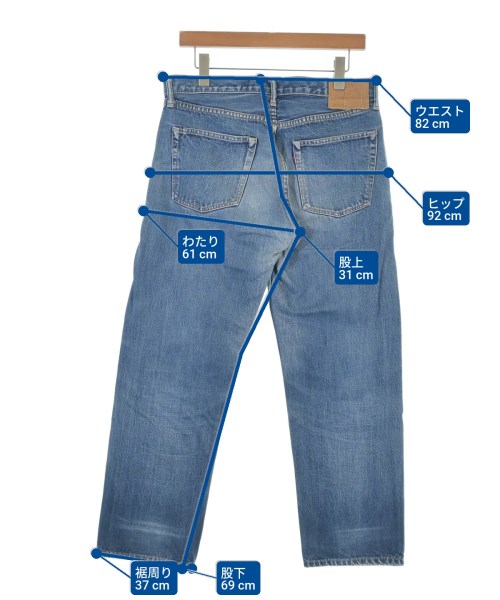 DENIME（ドゥニーム）デニムパンツ 青 サイズ:34(XXL位) レディース/2200698073050
