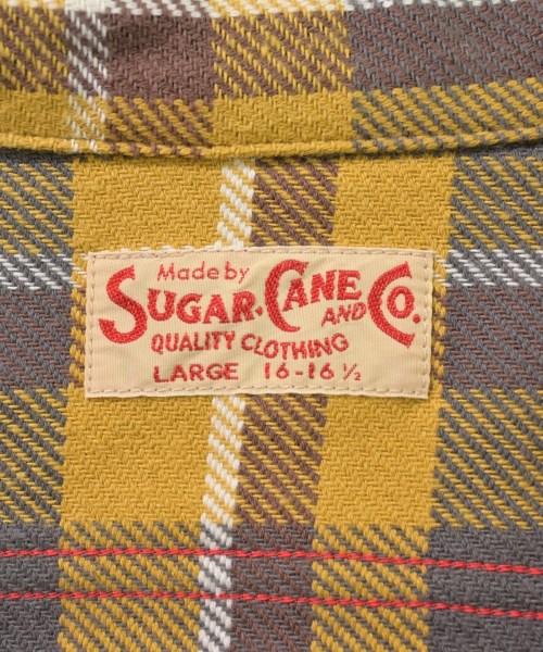 SUGAR CANE（シュガーケーン）カジュアルシャツ 黄 サイズ:L メンズ/2200618205103