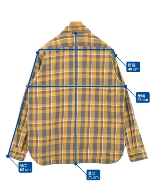 SUGAR CANE（シュガーケーン）カジュアルシャツ 黄 サイズ:L メンズ/2200618205103