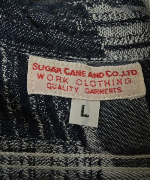 SUGAR CANE（シュガーケーン）カジュアルシャツ 紺 サイズ:L メンズ/2200612128026