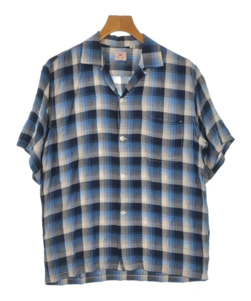 SUGAR CANE(シュガーケーン)カジュアルシャツ 紺 サイズ:M/2200669245097