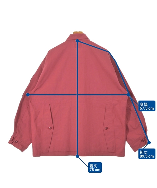 SUGAR CANE（シュガーケーン）ミリタリーブルゾン 赤 サイズ:L メンズ/2200665724138