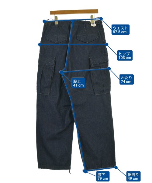 John bull（ジョンブル）カーゴパンツ 紺 サイズ:32(L位) メンズ/2200554576015