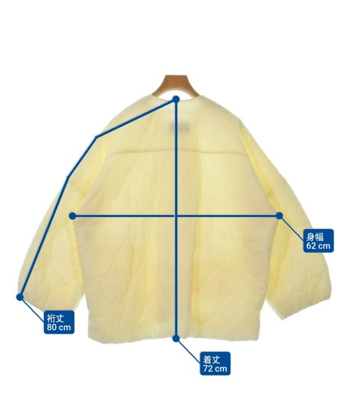John bull（ジョンブル）ダウンジャケット/ダウンベスト 黄 サイズ:S レディース/2200612537583