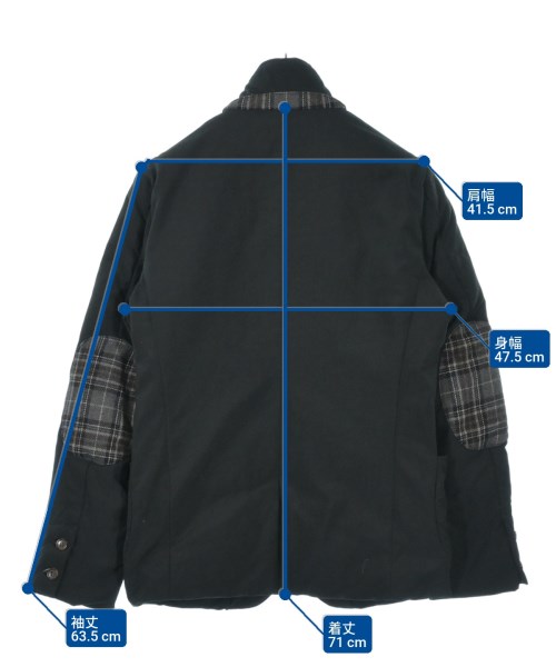 John bull（ジョンブル）ダウンジャケット/ダウンベスト 黒 サイズ:M メンズ/2200633156053