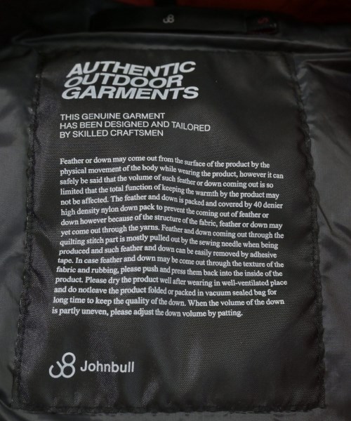 John bull（ジョンブル）ダウンジャケット/ダウンベスト 赤 サイズ:S レディース/2200635273093