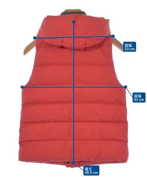 John bull（ジョンブル）ダウンジャケット/ダウンベスト 赤 サイズ:S レディース/2200635273093