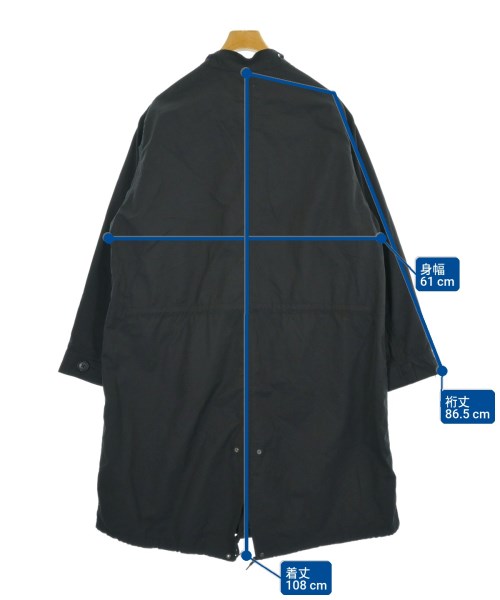 John bull（ジョンブル）モッズコート 黒 サイズ:SS メンズ/2200672775048