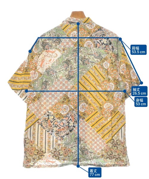 John bull（ジョンブル）カジュアルシャツ 黄 サイズ:L メンズ/2200653357379