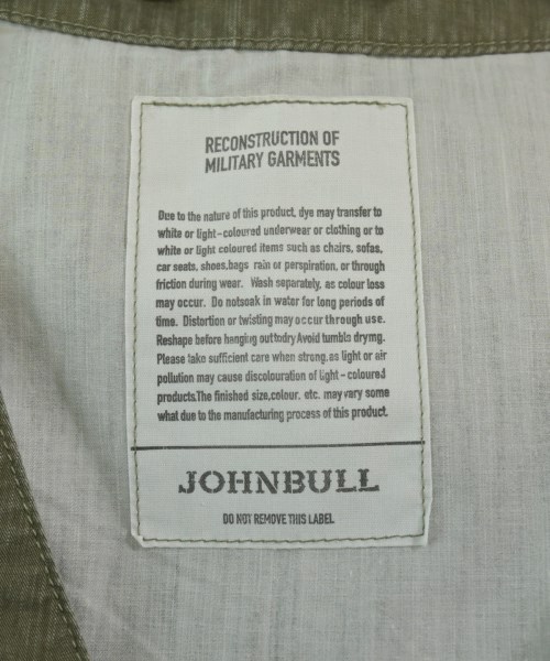 John bull（ジョンブル）カジュアルシャツ カーキ サイズ:F メンズ/2200642989086