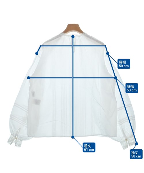 John bull（ジョンブル）ブラウス 白 サイズ:F レディース/2200645777116