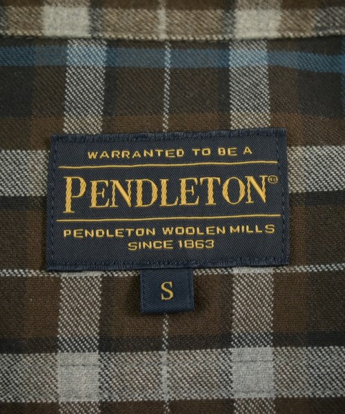 PENDLETON（ペンドルトン）カジュアルシャツ 茶 サイズ:S メンズ/2200678843048