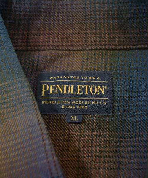 PENDLETON（ペンドルトン）カジュアルシャツ 茶 サイズ:XL メンズ/2200679129059