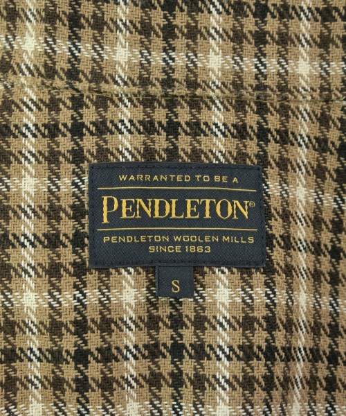 PENDLETON（ペンドルトン）カジュアルシャツ 茶 サイズ:S メンズ/2200692001028