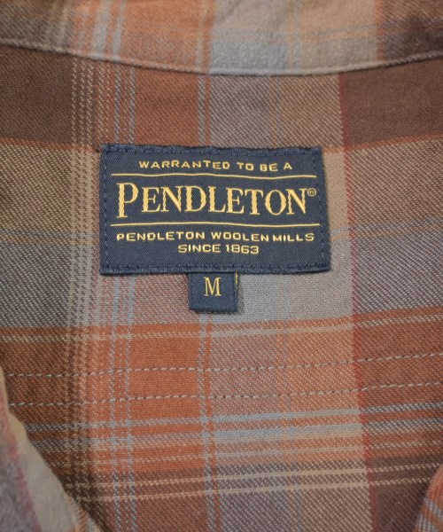 PENDLETON（ペンドルトン）カジュアルシャツ 茶 サイズ:M メンズ/2200697478016