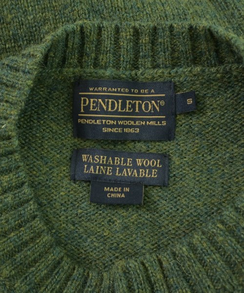 PENDLETON（ペンドルトン）ニット・セーター 緑 サイズ:S メンズ/2200691163130