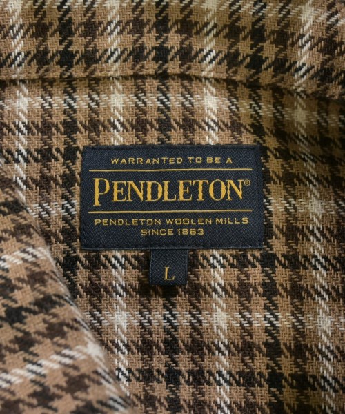 PENDLETON（ペンドルトン）カジュアルシャツ 茶 サイズ:L メンズ/2200717761012