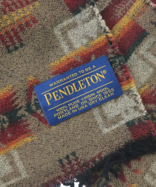 PENDLETON（ペンドルトン）マフラー ベージュ サイズ:- メンズ/2200647778180