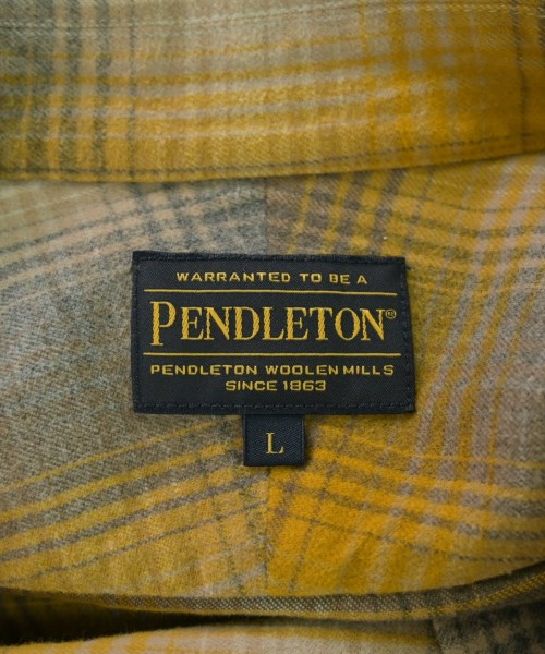 PENDLETON（ペンドルトン）カジュアルシャツ 黄 サイズ:L メンズ/2200651925228