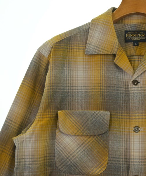 PENDLETON（ペンドルトン）カジュアルシャツ 黄 サイズ:L メンズ/2200651925228