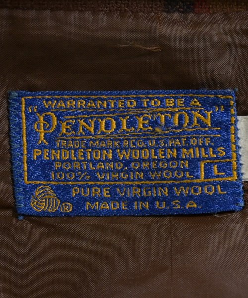 PENDLETON（ペンドルトン）カジュアルジャケット 茶 サイズ:L メンズ/2200664391072