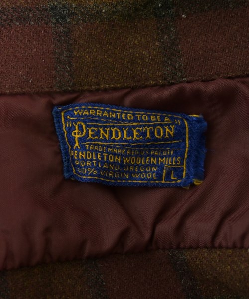 PENDLETON（ペンドルトン）カジュアルシャツ 茶 サイズ:L メンズ/2200722265062