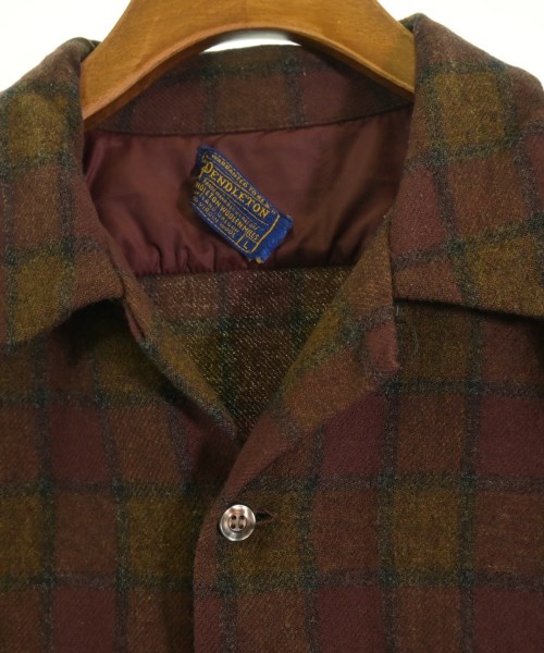 PENDLETON（ペンドルトン）カジュアルシャツ 茶 サイズ:L メンズ/2200722265062