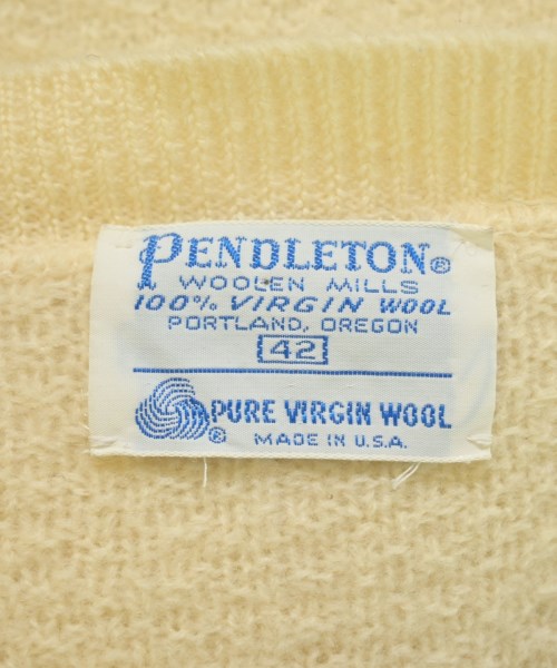 PENDLETON（ペンドルトン）カーディガン 黄 サイズ:42(XL位) メンズ/2200728938090