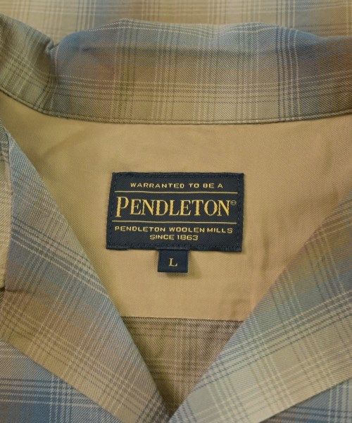PENDLETON（ペンドルトン）カジュアルシャツ ベージュ サイズ:L メンズ/2200690884012