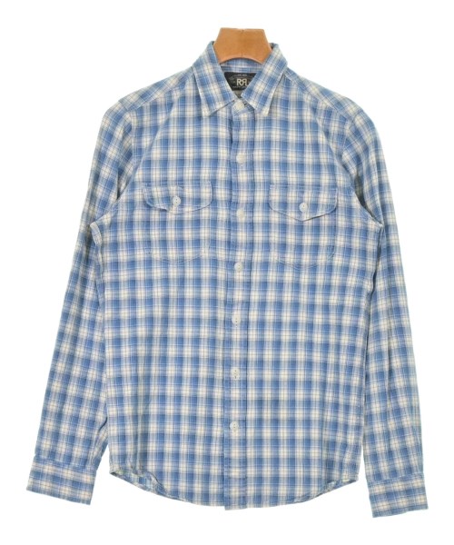 RRL(ダブルアールエル)カジュアルシャツ 青 サイズ:XS/2200551891128