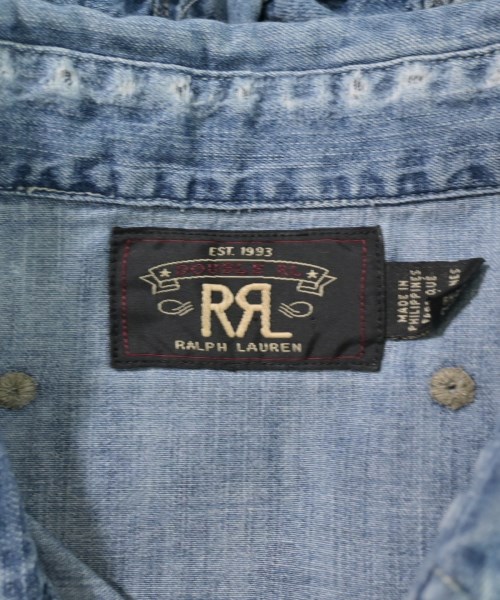 RRL（ダブルアールエル）カジュアルシャツ 青 サイズ:M メンズ/2200553629293