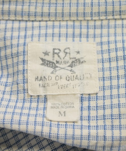 RRL（ダブルアールエル）カジュアルシャツ 青 サイズ:M メンズ/2200555302064