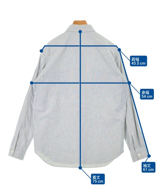 RRL（ダブルアールエル）カジュアルシャツ 青 サイズ:M メンズ/2200555302064