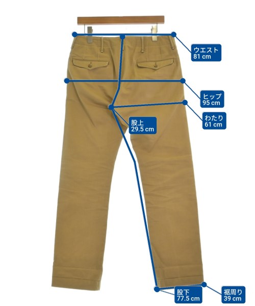 RRL（ダブルアールエル）チノパン ベージュ サイズ:31(M位) メンズ/2200556036340