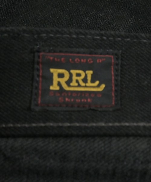 RRL（ダブルアールエル）デニムパンツ 黒 サイズ:30(M位) メンズ/2200634795077