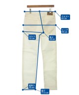 RRL（ダブルアールエル）デニムパンツ 白 サイズ:30(M位) メンズ/2200634795152