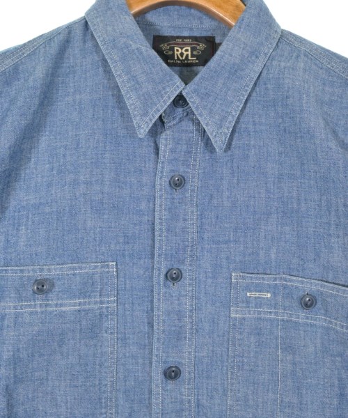RRL（ダブルアールエル）カジュアルシャツ 青 サイズ:M メンズ/2200634795169
