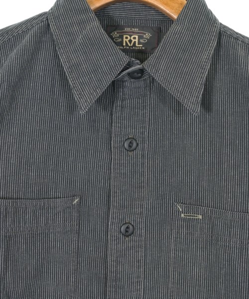 RRL（ダブルアールエル）カジュアルシャツ 黒 サイズ:S メンズ/2200634795183