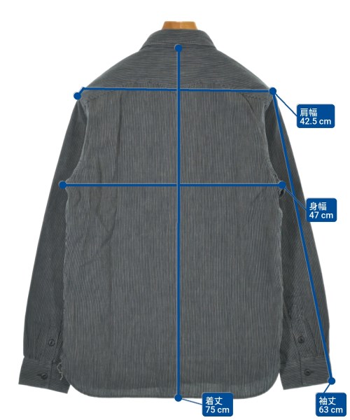 RRL（ダブルアールエル）カジュアルシャツ 黒 サイズ:S メンズ/2200634795183