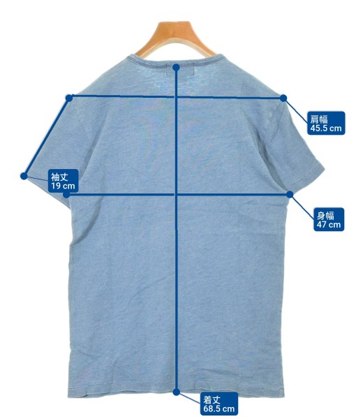RRL（ダブルアールエル）Tシャツ・カットソー 青 サイズ:M メンズ/2200634795244