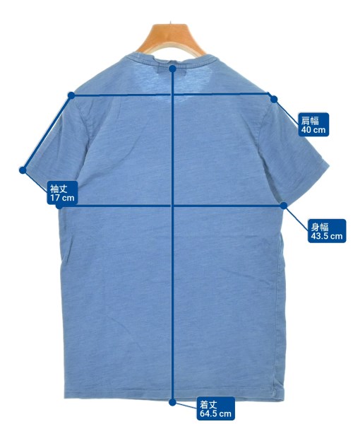 RRL（ダブルアールエル）Tシャツ・カットソー 青 サイズ:S メンズ/2200634795251
