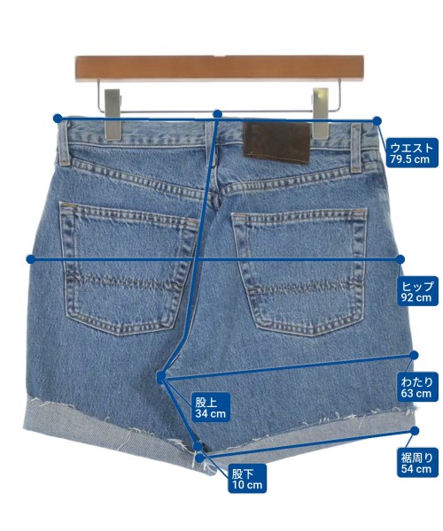 RRL（ダブルアールエル）ショートパンツ 青 サイズ:-(M位) メンズ/2200635031020