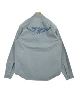 RRL（ダブルアールエル）カジュアルシャツ 青 サイズ:M メンズ/2200635031105