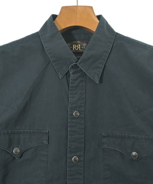 RRL（ダブルアールエル）カジュアルシャツ 黒 サイズ:M メンズ/2200635985026