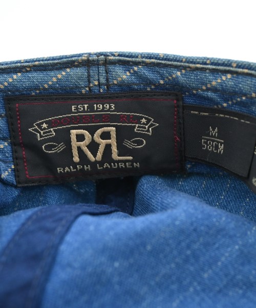 RRL（ダブルアールエル）ハンチング・ベレー帽 青 サイズ:M メンズ/2200635985101