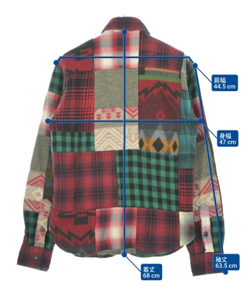 RRL（ダブルアールエル）カジュアルシャツ 赤 サイズ:XS メンズ/2200633156084